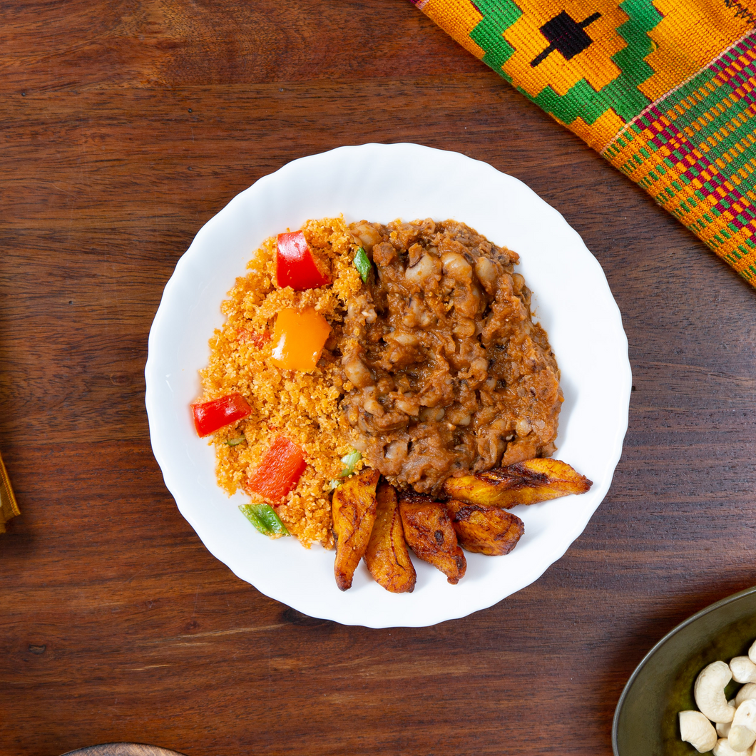 Plantain and Beans (Red Red).