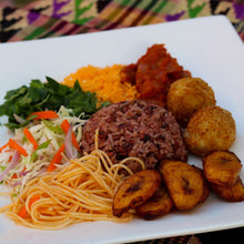 Load image into Gallery viewer, Waakye rice feast
